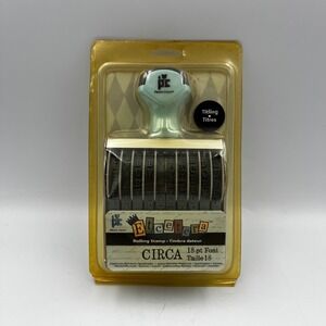 Provo Craft Rolling Stamp Circa 18 pt‎ Font Alphabet Letters Numbers NEW Sealed